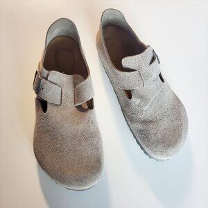 Birkenstock London Stone Coin Suede Leather Shoes - EU 44 / US 11-11.5